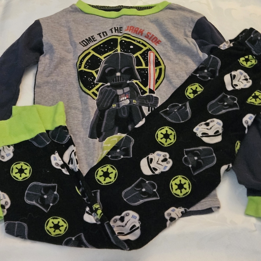 Star Wars Kids Pajama Set - Gray, Black, Green